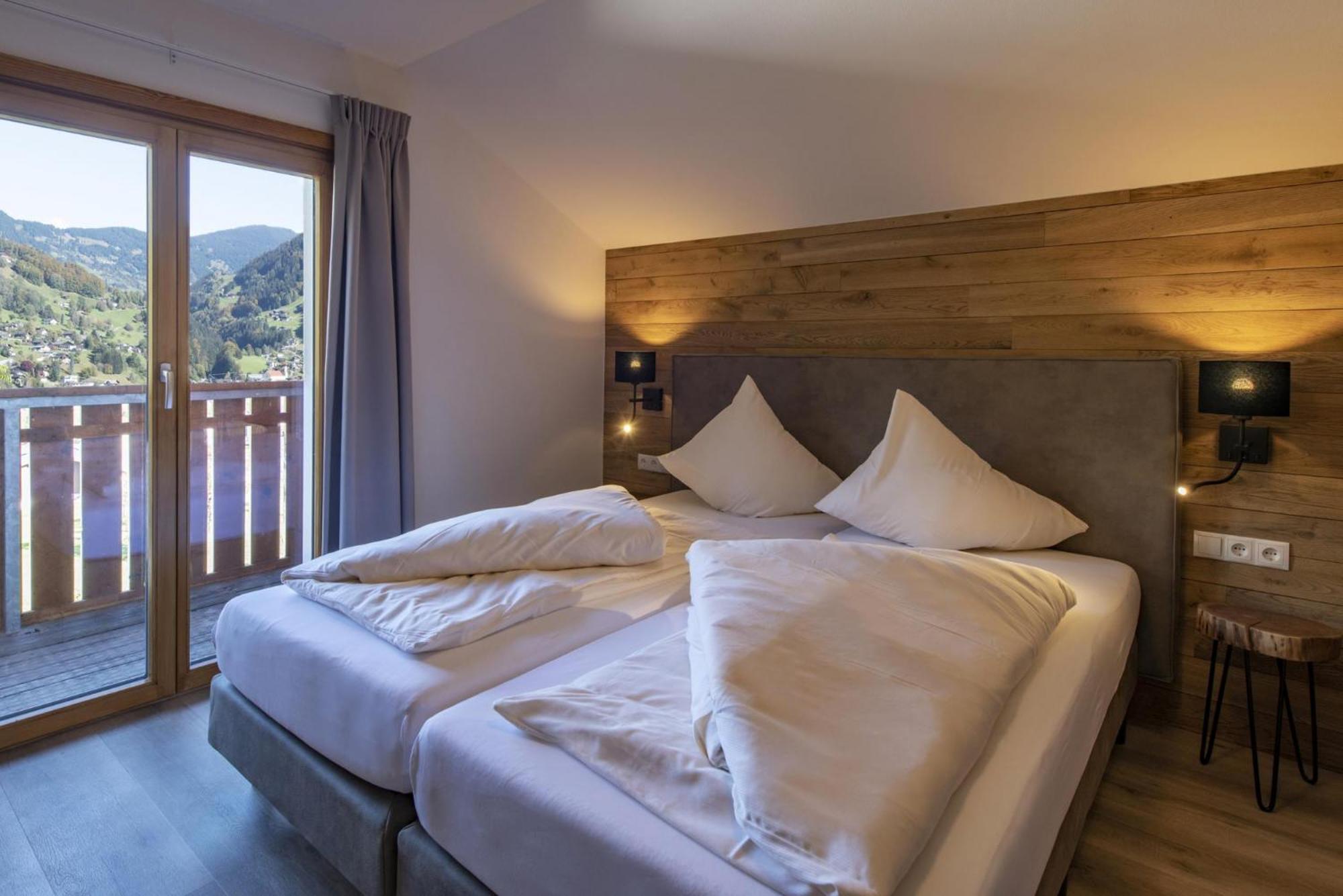 Ferienwohnung Haus Drei Türme Schruns Exterior foto