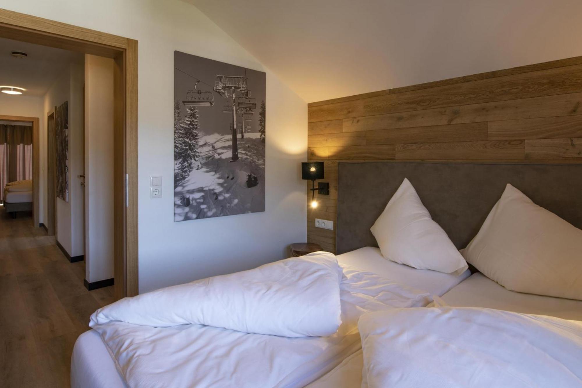 Ferienwohnung Haus Drei Türme Schruns Exterior foto